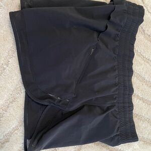 Athlete Mesh Racer Run 2.5” Shorts Size Small, Black